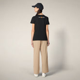 Women's T-shirt Baya in Black - OMW - Woman | Save The Duck