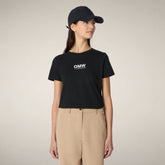 T-shirt donna Baya nero | Save The Duck