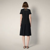 Women's T-shirt Cle in Black - Woman | Save The Duck