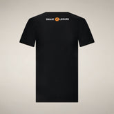 Women's T-shirt Cle in Black - Woman | Save The Duck