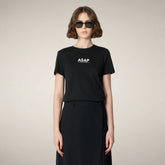 T-shirt donna Cle nero | Save The Duck