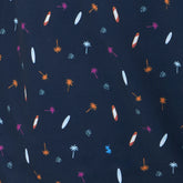 Herren-Badeshorts Ademir in Marineblau mit Rainbow Ducks | Save The Duck