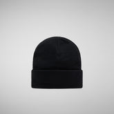 Unisex beanie Lou in black - Classic Soul | Save The Duck