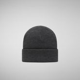 Unisex beanie Lou in charcoal grey melange - Accessories | Save The Duck