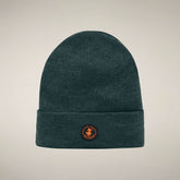 Unisex Beanie Lou in Nori Green - Collection Icon | Save The Duck
