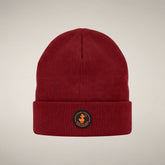 Unisex Beanie Lou in Dark Red - Collection Icon | Save The Duck