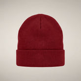Unisex Beanie Lou in Dark Red - Collection Icon | Save The Duck