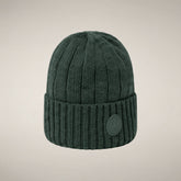 Unisex Ribbed Beanie Jo in Nori Green - Beyond Outerwear Man FW26 | Save The Duck
