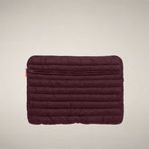 Sacoche pour ordinateur Vesta bordeaux noir | Save The Duck