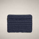 Unisex PC Case Vesta in Blue Black - Collection Icon | Save The Duck
