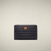 Pouch trapuntata Shaula nero - Accessori | Save The Duck