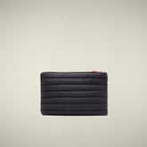 Pouch trapuntata Shaula nero - Accessori | Save The Duck