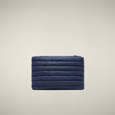 Pouch trapuntata Shaula blu navy - Accessori | Save The Duck