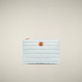 Pouch trapuntata Shaula azzurro ghiaccio - Accessori | Save The Duck