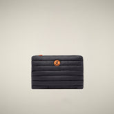 Unisex quilted pouch shaula in black - Beyond Outerwear Man FW26 | Save The Duck