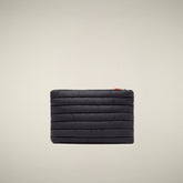 Unisex quilted pouch shaula in black - Beyond Outerwear Man FW26 | Save The Duck