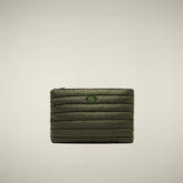 Pouch trapuntata Thalassa verde bosco - Accessori | Save The Duck