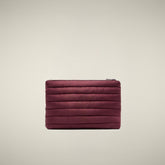 Pouch trapuntata Thalassa bordeaux - Accessori | Save The Duck