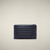 Pouch trapuntata Thalassa blu nero - Accessori | Save The Duck
