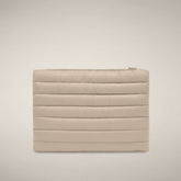 Pouch trapuntata Thalassa beige crema - Accessori | Save The Duck