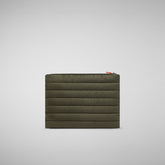 Unisex pochette Tevy in laurel green | Save The Duck