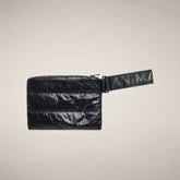 Unisex quilted pouch Cocos in black - Beyond Outerwear Woman FW26 | Save The Duck
