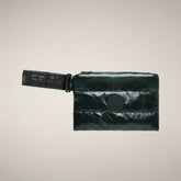 Unisex Quilted Pouch Cocos in Nori Green - Beyond Outerwear Woman FW26 | Save The Duck