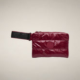 Unisex Quilted Pouch Cocos in Dark Red - Beyond Outerwear Woman FW26 | Save The Duck