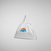 Unisex shopper bag Lake in white - Accessori | Save The Duck