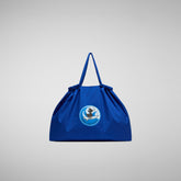 Unisex shopper bag Lake in cyber blue | Save The Duck