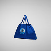 Unisex shopper bag Lake in cyber blue - Accessori | Save The Duck