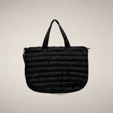 Gepolsterte Shopper-Bag Angus in Schwarz - Produkte | Save The Duck
