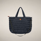 Gepolsterte Shopper-Bag Angus in Blau-Schwarz - Produkte | Save The Duck