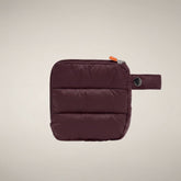 Portafoglio imbottito da polso Bo bordeaux nero - FW26 Man | Save The Duck