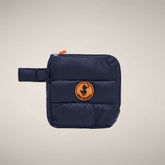 Portafoglio imbottito da polso Bo blu nero - FW26 Man | Save The Duck