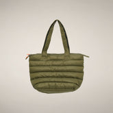 Gepolsterte Shopper-Bag Caron in Olivgrün - Produkte | Save The Duck