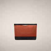 Borsa unisex Giah rosso terra di Siena e nero - Accessori | Save The Duck