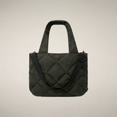 Unisex-Stepptasche Sely in Schlangengrün | Save The Duck