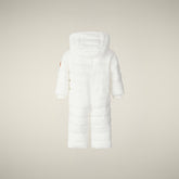 Tutina neonato Storm bianco panna - Tutine Imbottite Neonato | Save The Duck