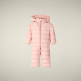 Tutina neonato Storm rosa cipria - Tutine Imbottite Neonato | Save The Duck