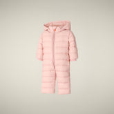 Tutina neonato Storm rosa cipria - Tutine Imbottite Neonato | Save The Duck