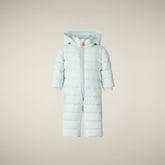 Tutina neonato Storm azzurro ghiaccio - Tutine Imbottite Neonato | Save The Duck