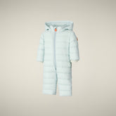 Tutina neonato Storm azzurro ghiaccio - Tutine Imbottite Neonato | Save The Duck