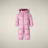 Grenouillère bébé Shell rose orchidée | Save The Duck