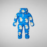 Babies' jumpsuit Bumblebee in ducks pattern - Save The Duck x The Animals Observatory | Save The Duck