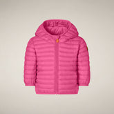 Piumino neonato unisex Nene rosa azalea - Piumini Neonati Animal-Free | Save The Duck