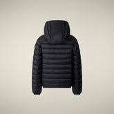 Piumino bambino animal-free Dony nero - FW25 BOY COLLECTION | Save The Duck