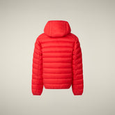 Piumino bambino animal-free Dony rosso vivo - FW25 BOY COLLECTION | Save The Duck