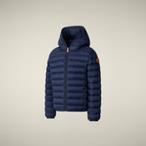 Piumino bambino animal-free Dony blu navy - FW25 BOY COLLECTION | Save The Duck