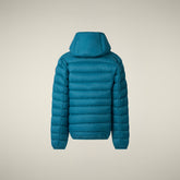 Piumino bambino animal-free Dony blu horizon - FW25 BOY COLLECTION | Save The Duck